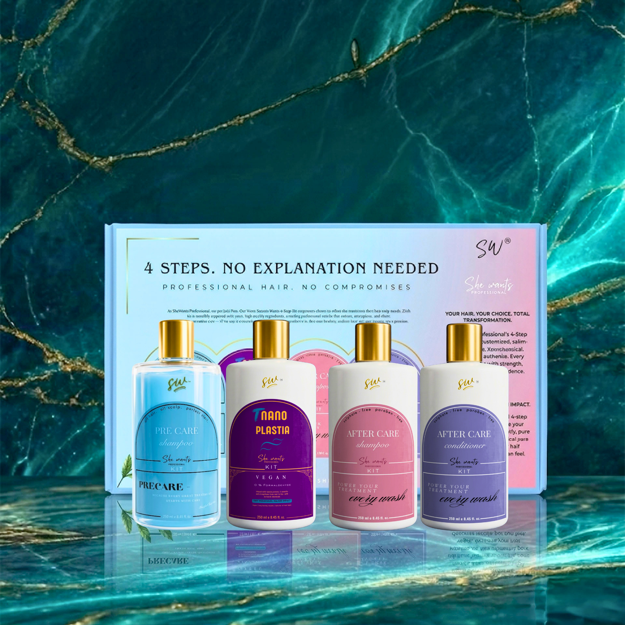 She Wants Professional Tnanoplastia Brazilian Hair Treatment