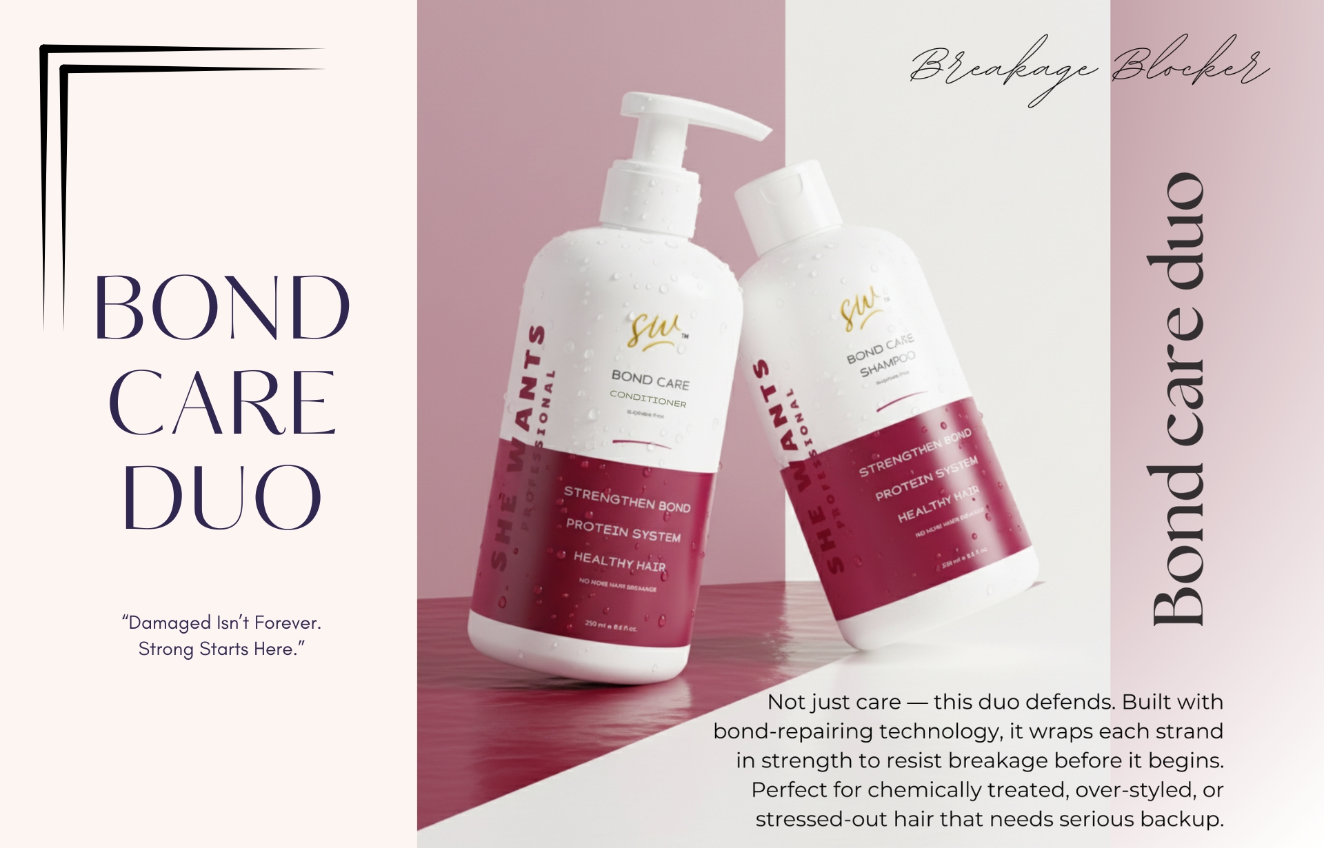 She Wants Professional Bond Care Hair Set